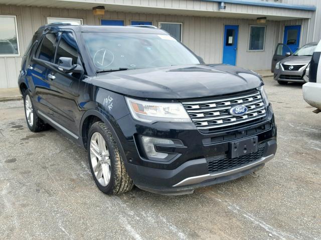 1FM5K7F81GGC57137 - 2016 FORD EXPLORER L BLACK photo 1