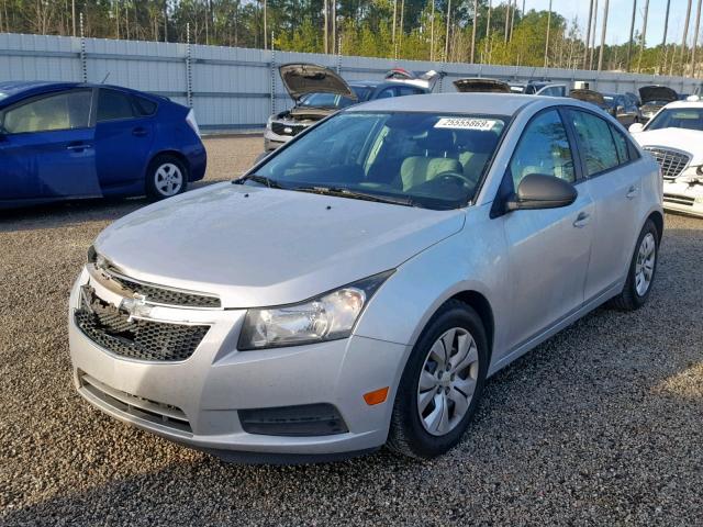 1G1PA5SH7D7244682 - 2013 CHEVROLET CRUZE LS SILVER photo 2