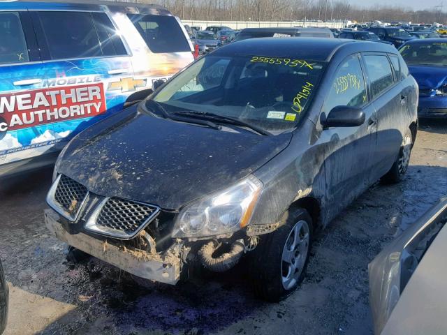 5Y2SP67859Z455020 - 2009 PONTIAC VIBE BLACK photo 2