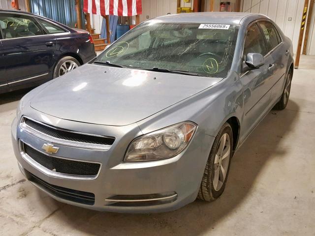 1G1ZJ57B49F163987 - 2009 CHEVROLET MALIBU 2LT BLUE photo 2