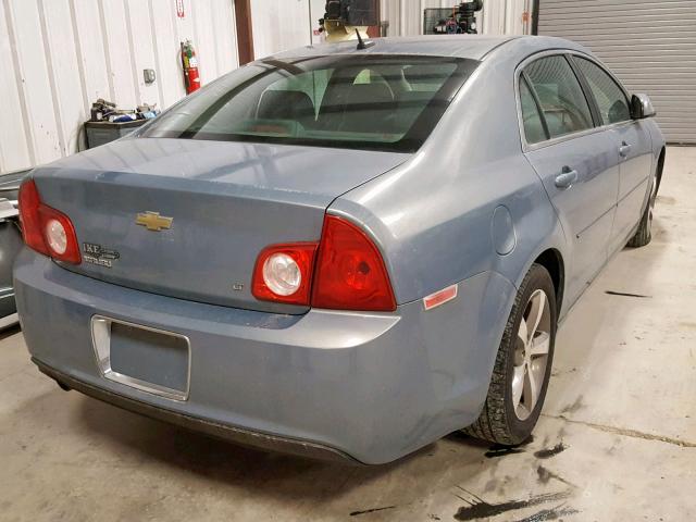 1G1ZJ57B49F163987 - 2009 CHEVROLET MALIBU 2LT BLUE photo 4