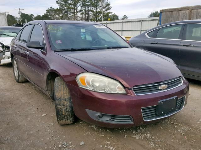 2G1WU58R079274287 - 2007 CHEVROLET IMPALA LTZ BURGUNDY photo 1