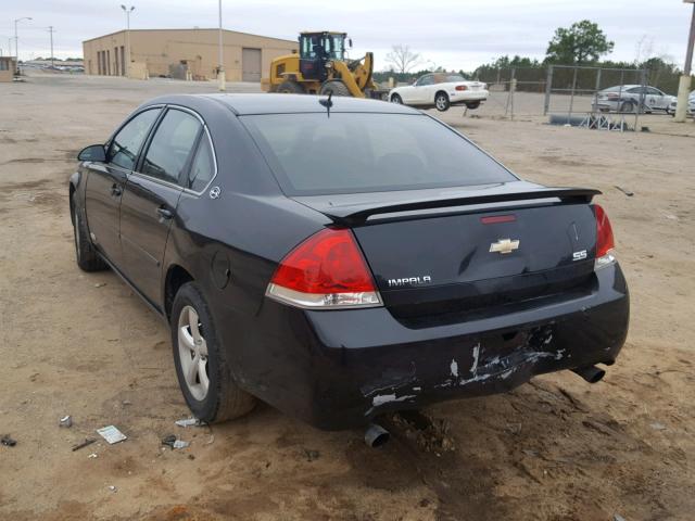 2G1WD58CX69323683 - 2006 CHEVROLET IMPALA SUP შავი ფოტო 3
