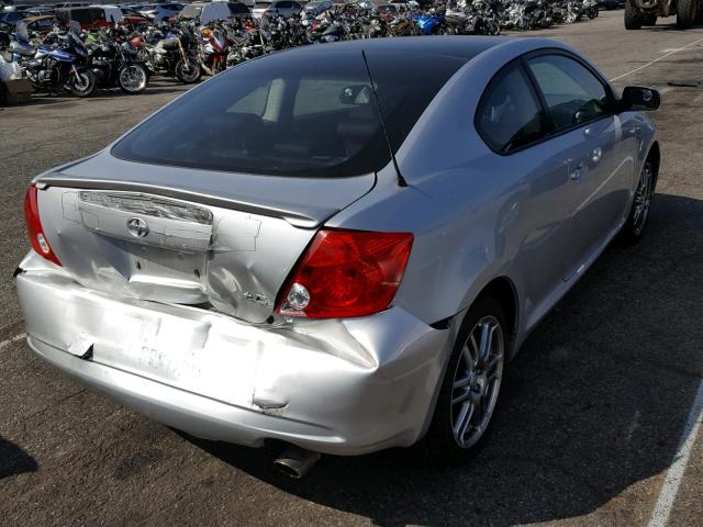 JTKDE177960136804 - 2006 TOYOTA SCION TC SILVER photo 4