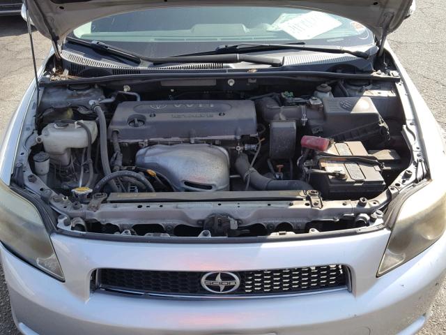 JTKDE177960136804 - 2006 TOYOTA SCION TC SILVER photo 7
