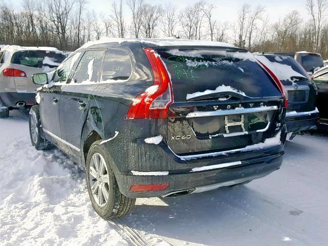 YV4612RKXG2784674 - 2016 VOLVO XC60 T5 BLACK photo 3