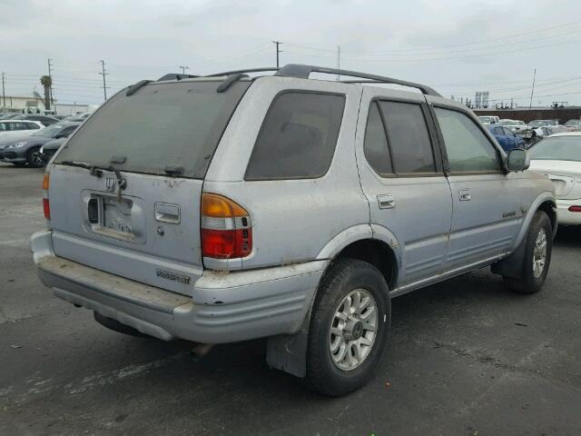 4S6CK58W8Y4411490 - 2000 HONDA PASSPORT E SILVER photo 4