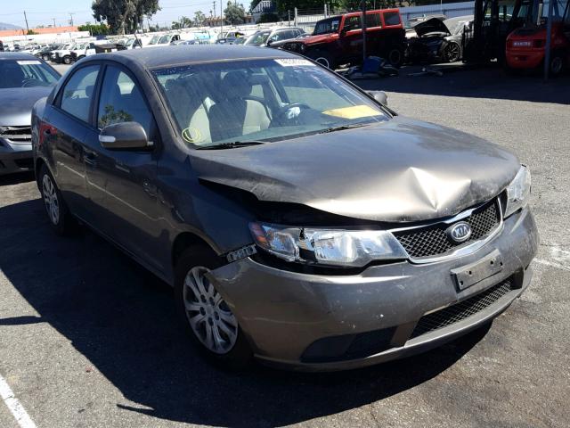 KNAFU4A22A5218528 - 2010 KIA FORTE EX BROWN photo 1