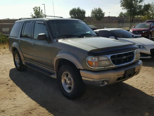 1FMZU74E5YUA60091 - 2000 FORD EXPLORER E GREEN photo 1