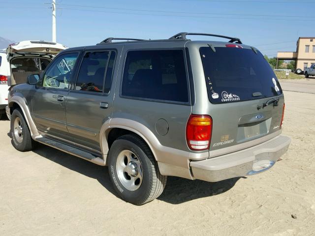 1FMZU74E5YUA60091 - 2000 FORD EXPLORER E GREEN photo 3