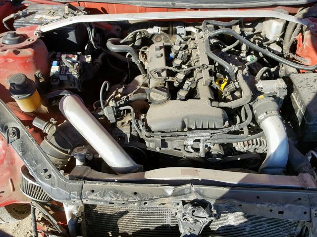 KMHHT6KD5BU060070 - 2011 HYUNDAI GENESIS CO RED photo 7