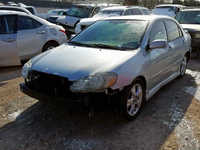 2T1BY32E46C550778 - 2006 TOYOTA COROLLA XR SILVER photo 2