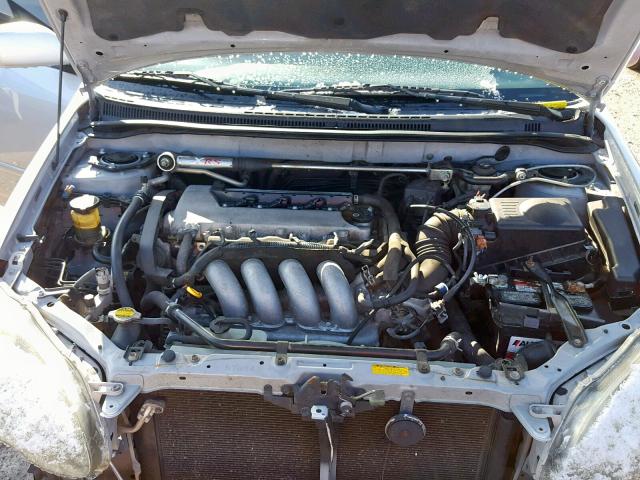 2T1BY32E46C550778 - 2006 TOYOTA COROLLA XR SILVER photo 7