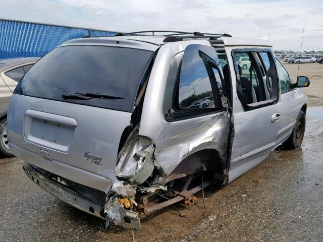 2P4GP45G2YR637265 - 2000 PLYMOUTH VOYAGER SE SILVER photo 4