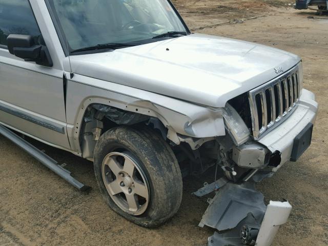 1J8HG48K49C501103 - 2009 JEEP COMMANDER ვერცხლისფერი ფოტო 9