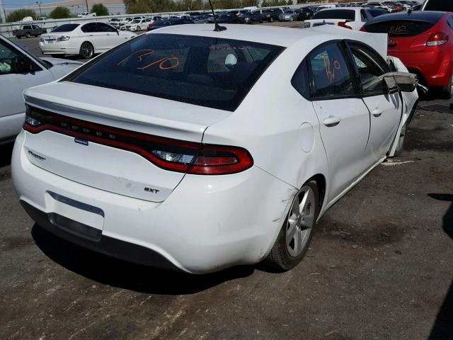 1C3CDFBBXFD159049 - 2015 DODGE DART SXT WHITE photo 4