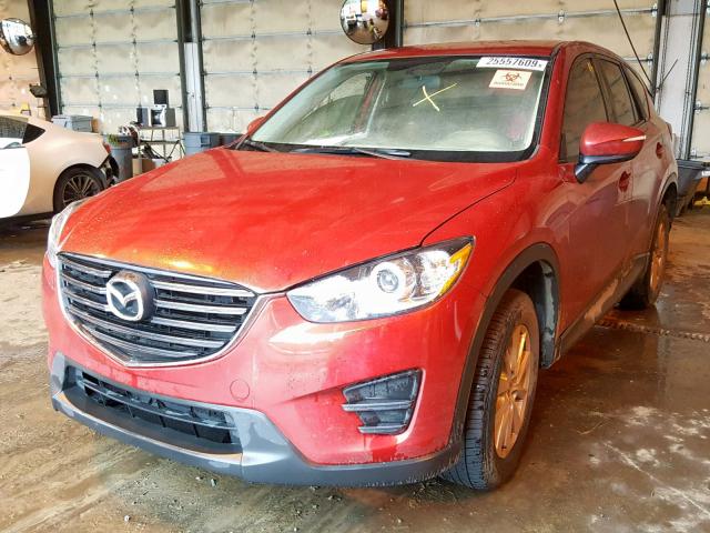 JM3KE2BY0G0751044 - 2016 MAZDA CX-5 SPORT RED photo 2