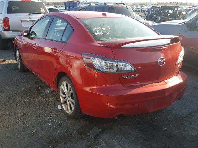 JM1BL1S54A1239674 - 2010 MAZDA 3 S RED photo 3