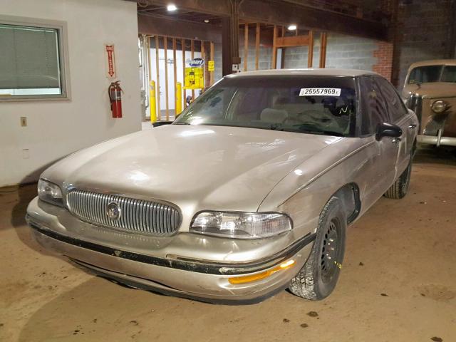 1G4HP52K3VH424433 - 1997 BUICK LESABRE CU BEIGE photo 2