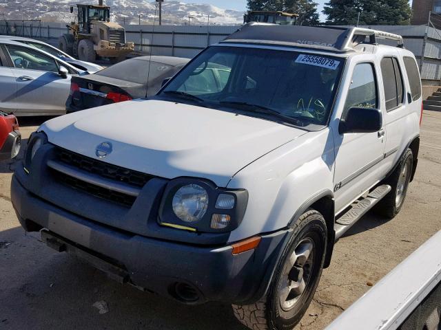 5N1ED28Y72C555640 - 2002 NISSAN XTERRA XE WHITE photo 2