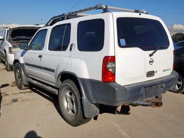 5N1ED28Y72C555640 - 2002 NISSAN XTERRA XE WHITE photo 3