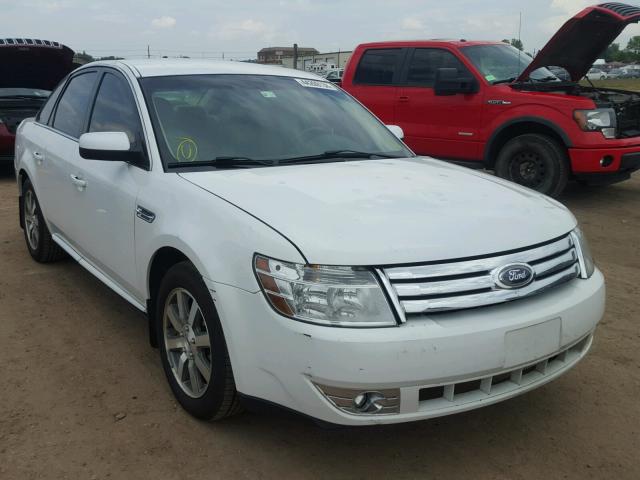 1FAHP24W68G155931 - 2008 FORD TAURUS SEL WHITE photo 1