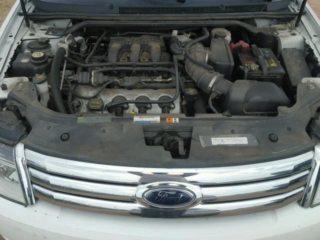 1FAHP24W68G155931 - 2008 FORD TAURUS SEL WHITE photo 7