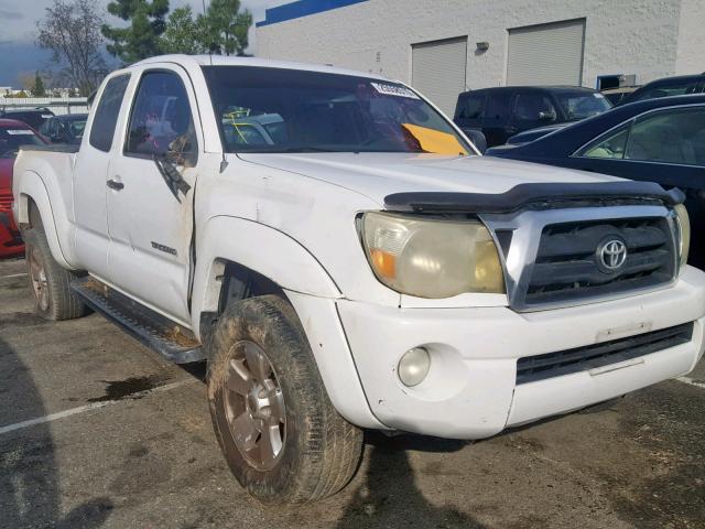 5TETU62N65Z048266 - 2005 TOYOTA TACOMA PRE WHITE photo 1