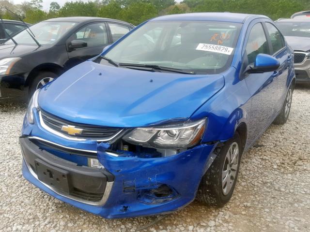 1G1JB5SH6H4176398 - 2017 CHEVROLET SONIC LS 蓝色 照片 2