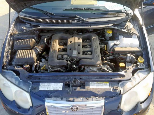 2C3AE76K52H283568 - 2002 CHRYSLER 300M SPECI BLUE photo 7