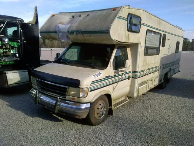 1FDKE30G4NHA39297 - 1992 FORD EC VAN 350 BEIGE photo 2