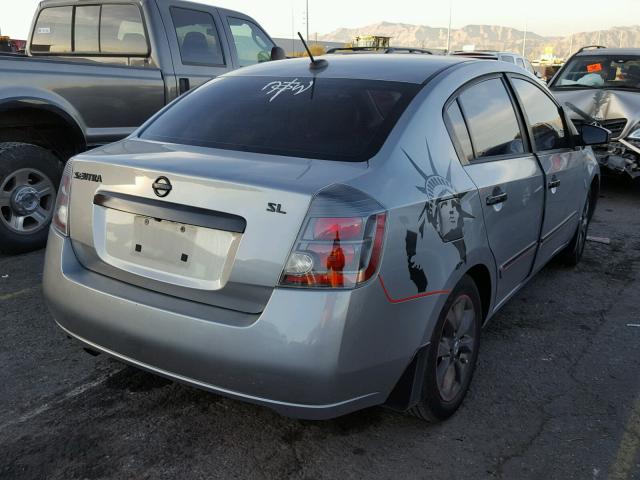 3N1AB6AP5AL610416 - 2010 NISSAN SENTRA 2.0 SILVER photo 4