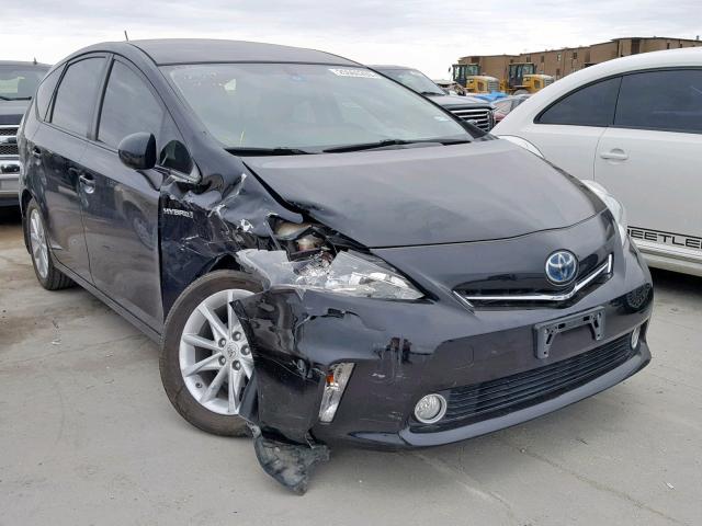 JTDZN3EU6C3137694 - 2012 TOYOTA PRIUS V BLACK photo 1