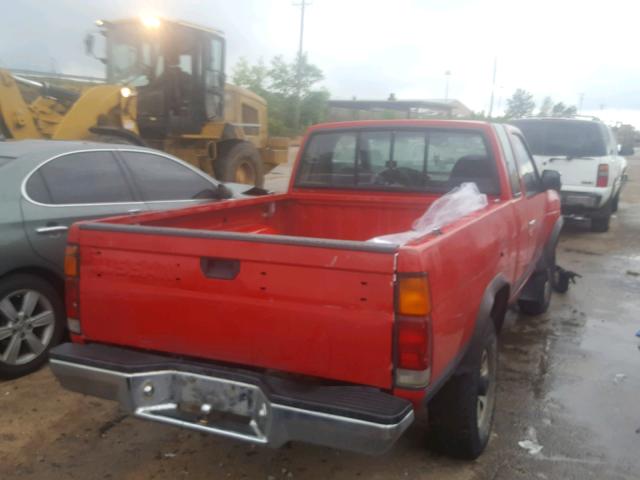 1N6HD16Y5NC303790 - 1992 NISSAN TRUCK KING RED photo 4