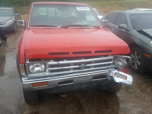 1N6HD16Y5NC303790 - 1992 NISSAN TRUCK KING RED photo 9