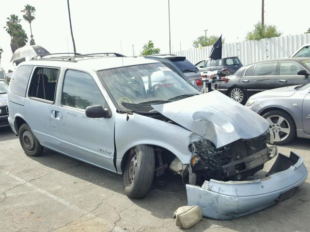 4N2ZN1110WD823757 - 1998 NISSAN QUEST XE BLUE photo 1