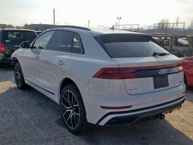 WA1FVAF10KD007747 - 2019 AUDI Q8 PRESTIG WHITE photo 3