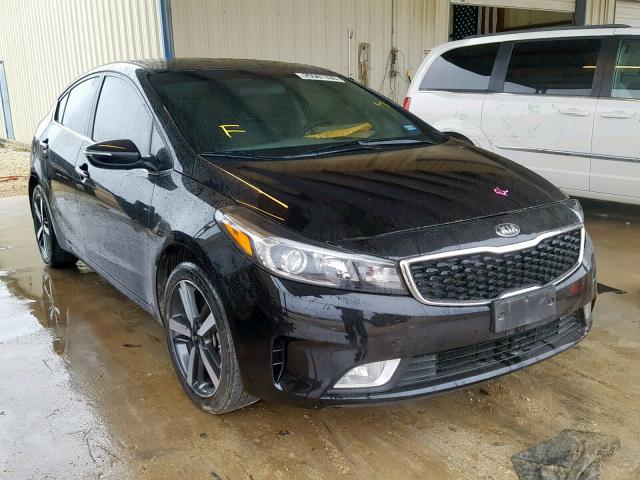 3KPFL4A81HE092591 - 2017 KIA FORTE EX BLACK photo 1