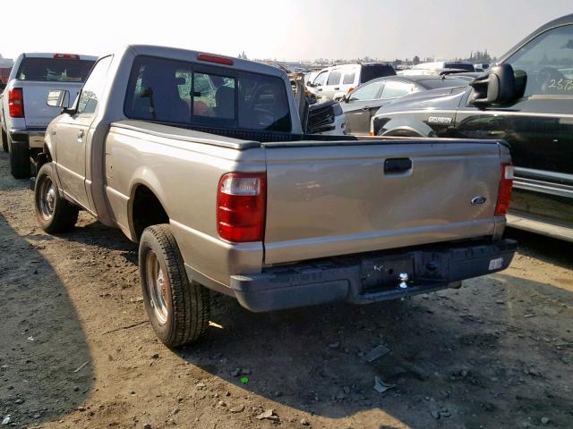 1FTYR10D14PB13521 - 2004 FORD RANGER BROWN photo 3