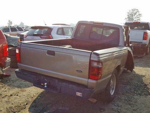 1FTYR10D14PB13521 - 2004 FORD RANGER BROWN photo 4