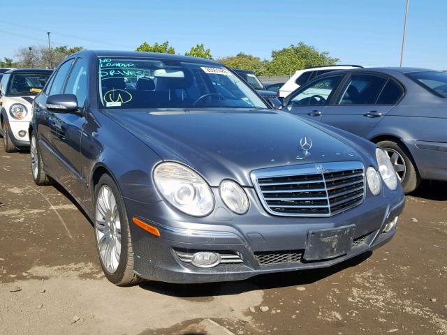 WDBUF56X07B071133 - 2007 MERCEDES-BENZ E 350 GRAY photo 1