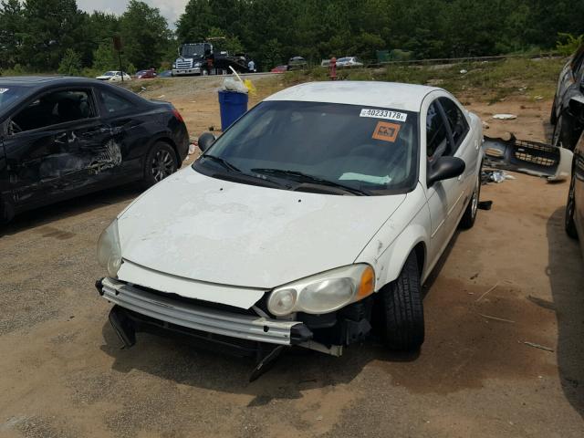 1C3EL56R24N268819 - 2004 CHRYSLER SEBRING LX WHITE photo 2