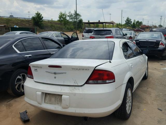 1C3EL56R24N268819 - 2004 CHRYSLER SEBRING LX WHITE photo 4