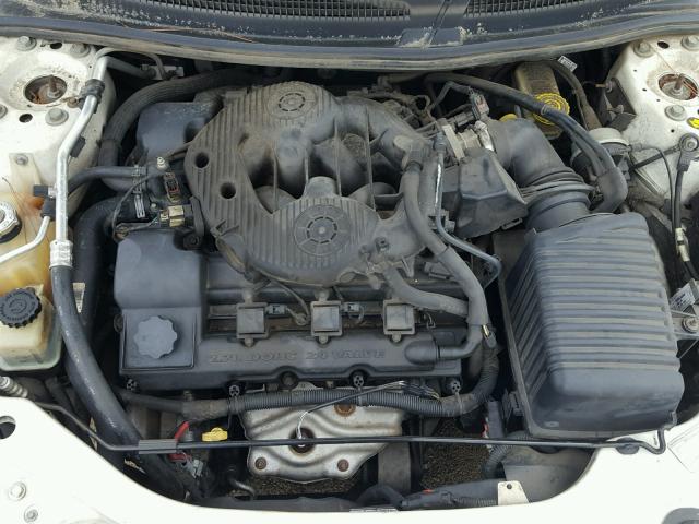 1C3EL56R24N268819 - 2004 CHRYSLER SEBRING LX WHITE photo 7