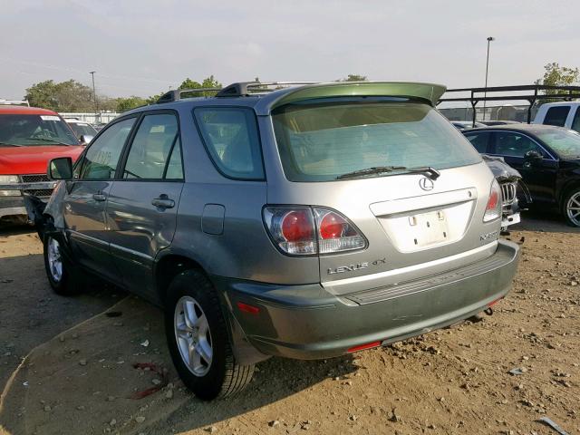 JTJHF10U810175640 - 2001 LEXUS RX 300 GRAY photo 3