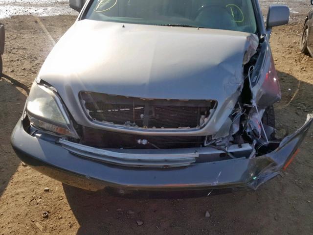 JTJHF10U810175640 - 2001 LEXUS RX 300 GRAY photo 7