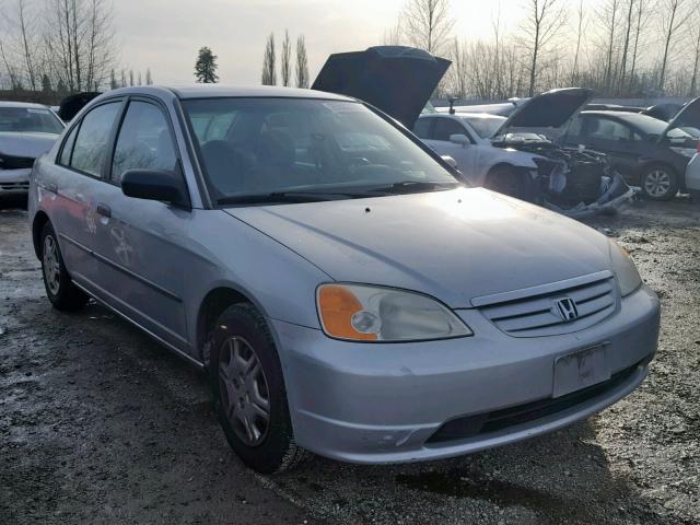 2HGES15271H541139 - 2001 HONDA CIVIC DX SILVER photo 1