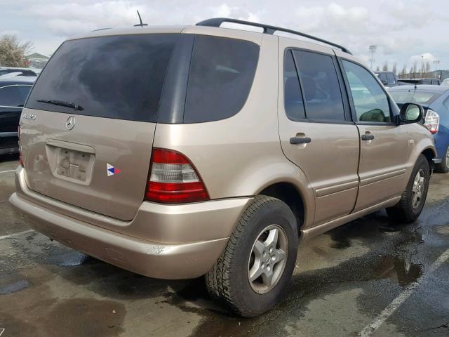 4JGAB54E81A288665 - 2001 MERCEDES-BENZ ML 320 GOLD photo 4