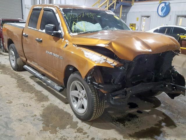 1C6RD6FT5CS274892 - 2012 DODGE RAM ORANGE photo 1