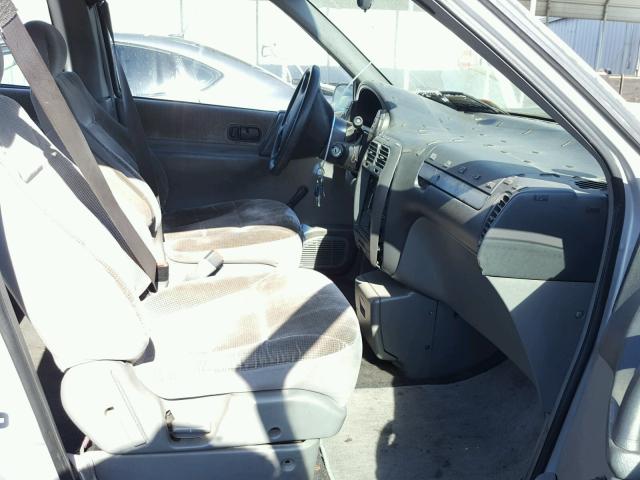 4N2DN11WXRD850992 - 1994 NISSAN QUEST XE SILVER photo 5